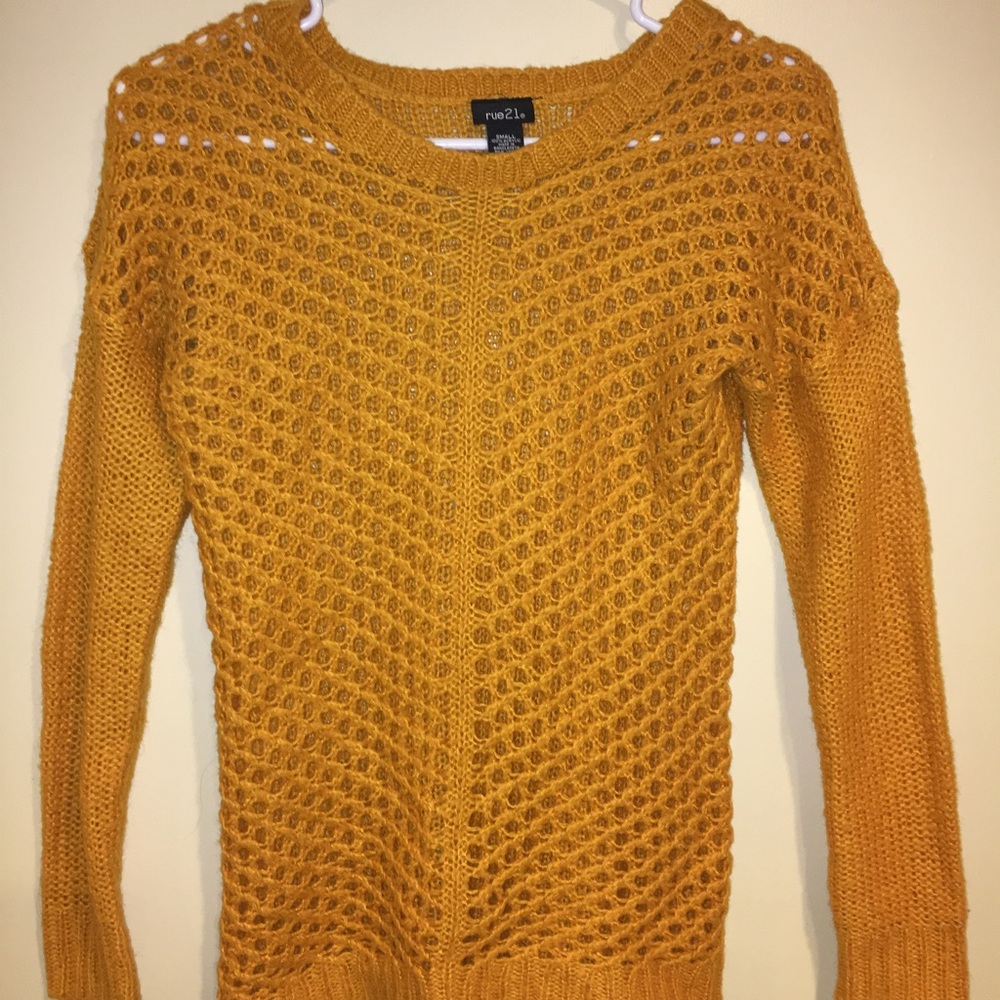 Dark Yellow Sweater